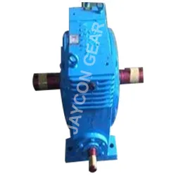 Double Output Worm Reduction Gearbox